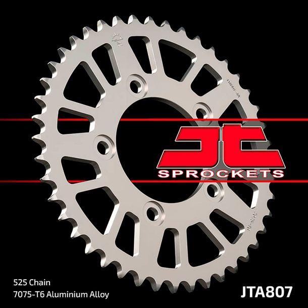 Pignon en aluminium JT Sprockets 44T pour Suzuki SV S SF, Honda NX Dominator GSF Bandit ABS GSX F 400 / 650 ccm Année 1991 - 2016