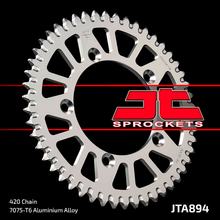 Piñón de aluminio JT Sprockets 46T para KTM SX 50 - 65 ccm Año 1998 - 2022