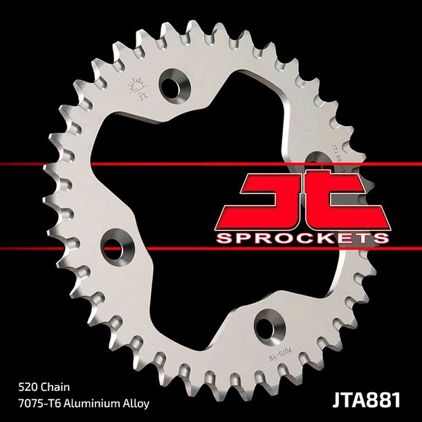 Pignon en aluminium JT Sprockets 38T pour KTM XC SX SMR 450 - 525 ccm