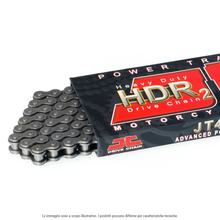 Catena JT Sprockets 420 HDR, chiusura a clip 132, nero/nichel