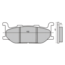 Brake Pads Sinter-Tech RMS for Yamaha Majesty 400