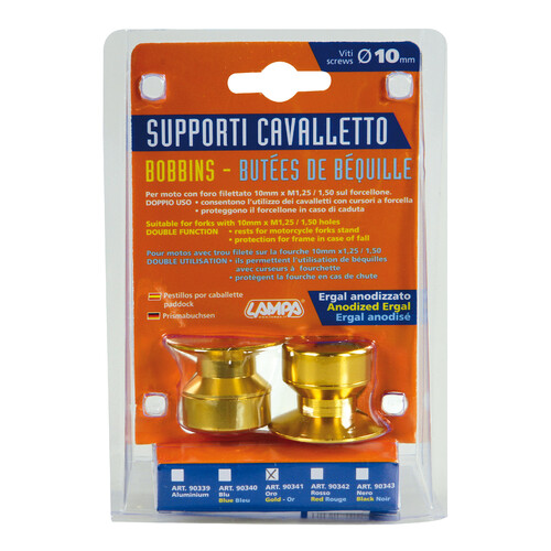 Supporto per presa Lampa, alloggiamento prisma per supporto forcella per cavalletto moto 10mm
