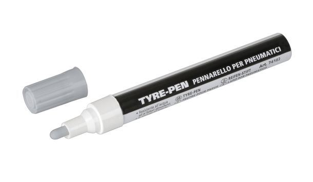 Tyre pen Tyre-Pen / pen for tyres in white or silver