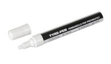 Reifenstift Tyre-Pen / Permanentmarker für Motorradreifen in weiß oder silber