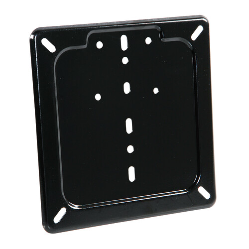 support de plaque d'immatriculation en acier inoxydable noir