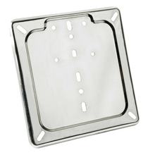 Kennzeichenhalter Lampa Edelstahl