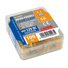 Set di 100 Micro-Fusibili Lamellari, 12/32V