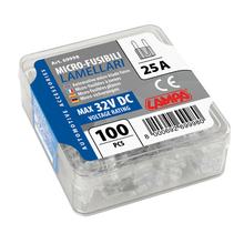 Set di 100 Micro-Fusibili Lamellari, 12/32V