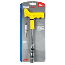 Power Grip bougiesleutel met stangkop