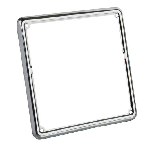 Porte-plaque d'immatriculation Lampa en acier inoxydable