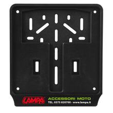 Kennzeichenhalter Lampa universal für Krafträder Druck 3 Farbe