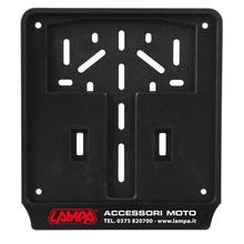 Kennzeichenhalter Lampa universal für Krafträder Druck 2 Farbe