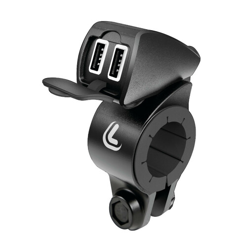 USB-Fix Support de guidon étanche pour chargeur USB Trek Charge rapide 5400 mA 12/24 V