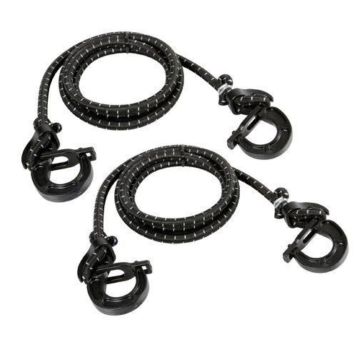 Uni-Flex, par de correas elásticas ajustables con ganchos de seguridad