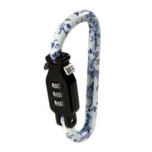 Karabiner Lampa Gulliver Diebstahlsicherung floral