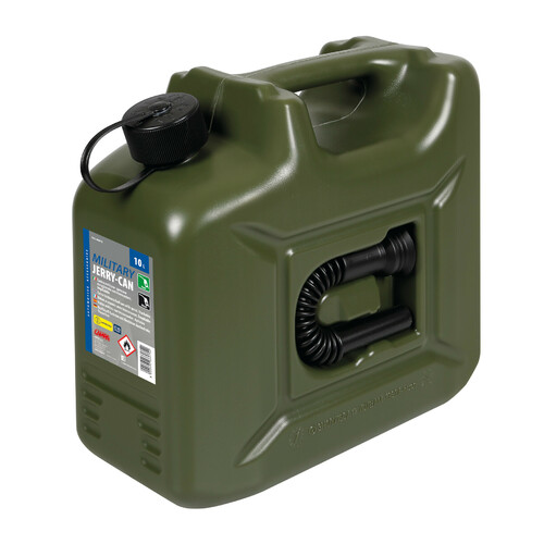 Lampa polyethyleen brandstoftank, militair model - 10 L