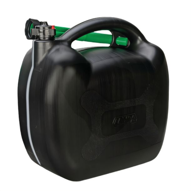Jerrican de carburant, bidon d'essence, jerrican de réserve, avec dispositif de transvasement, 20L