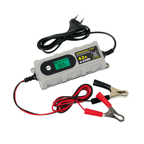Amperomatic Digit, intelligent battery charger, 6/12V - 0,8/4,2A