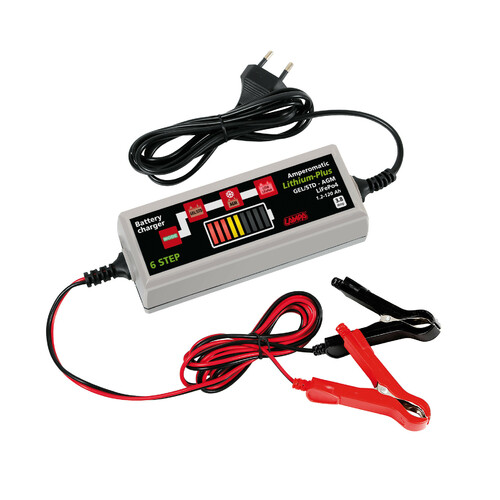 Amperomatic Lithium-Plus, caricabatterie intelligente, 12 V - 3,8 A