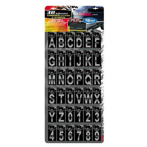 3D Letters - displaystandaard met 180 stuks - Type-5