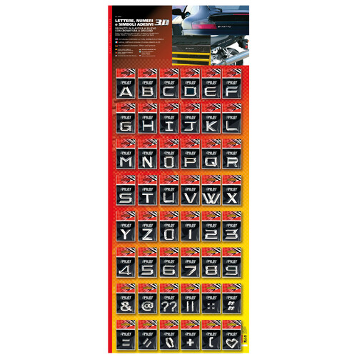 3D Letters - Ausstellungsständer zu 480 Stück - Type-2