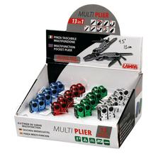 Multi Pliers, Multifunktionstaschenmesser 13 in 1, Ausstellungsständer 16 St.