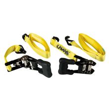 Pro-Safe, Set 2 Spanngurte mit Ratsche mit doppeltem Haken - 5 m