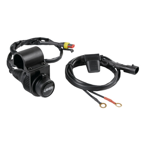 Prise standard Lampa pour fixation sur guidon 12V 12A max