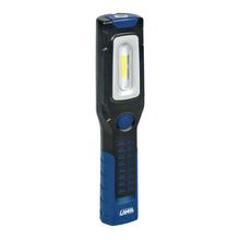 Lampa GL-3, nachladbare LED-Arbeitslampe COB mit Taschenlampe - 12/24/230V
