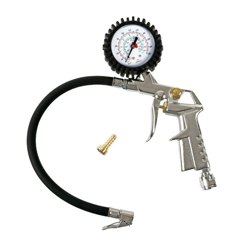 Reifenaufpumppistole mit Manometer 270°