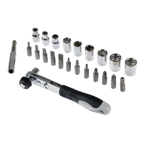 Set Ratsche mit Nüssen, 23 St.