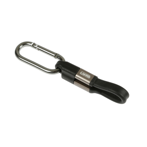 Porte-clés avec câble USB > USB Type-C, 10 cm - Blister 1 pièce
