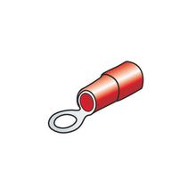 10 Endstücke - Ringkabelenden - rot