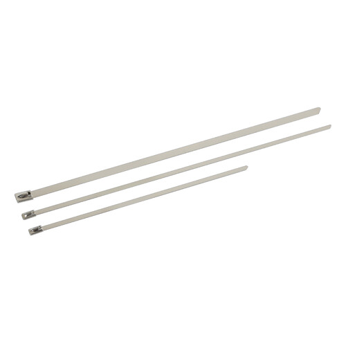 Bandas de acero inoxidable, juego de 20 uds. - 4,7x200 mm