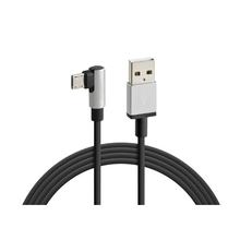 Kabel Lampa 90° USB Micro-USB - 100 cm - Schwarz