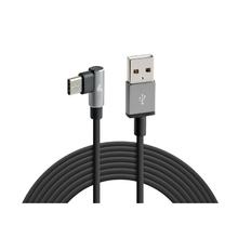 Kabel Lampa 90° USB USB Typ-C - 200 cm - Schwarz