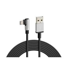 Kabel Lampa 90° USB Micro-USB - 200 cm - Schwarz