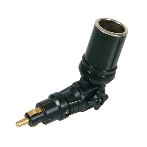 Adapter socket, 120° swivel joint 12/24V