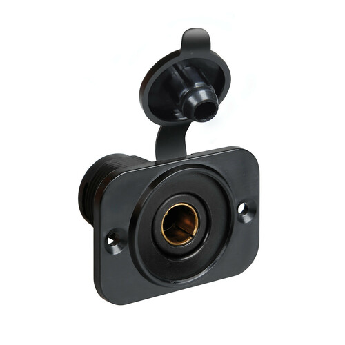 Ext-6, Din flush mount socket, 12/24V