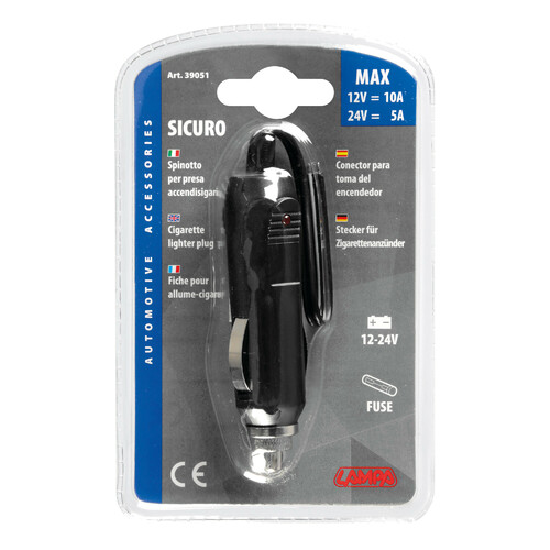 Bien sûr, prise allume-cigare 12/24V