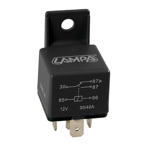 Relais universel 5 contacts - 12V - 30A