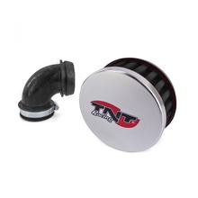TNT R Box luchtfilter, 90 graden gebogen