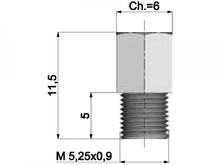 Polini carburateur hoofdsproeier voor Mikuni carburateur