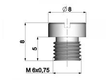 Vergaser Hauptdüse Polini 6mm für Dellorto Vergaser