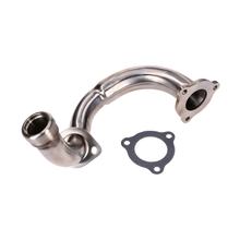 Auspuffkrümmer Edelstahl offen für Aprilia SX, RX, Derbi Senda, DRD, X-Treme, SM, Gilera RCR, SMT