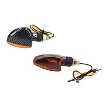 Set frecce M8 carbon look bordo arancione, corto per Beta RR