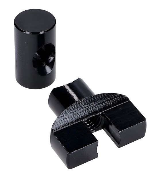 Bremszug Einsteller Set M6 Aluminium schwarz - universal
