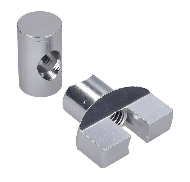 Bremszug Einsteller Set M6 Aluminium silber - universal