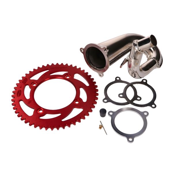 Premium dethrottling kit with manifold chrome for Beta RR50 Track 2017-
