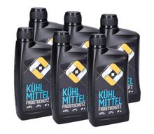 Radiateur antigel/liquide de refroidissement 101 Octane 6x 1 litre pour Yamaha Aerox 5 Cat, Peugeot Jet-Force C-Tech Vespa GTS 3 Super Speedfight 2 LC Gilera modèle 1996 - 2016